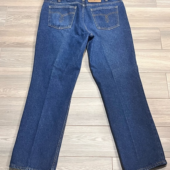 Vintage GWG Men’s Jeans (Great Western Garment) Straight Leg Denim Sz 38x30 HTF - Picture 4 of 9